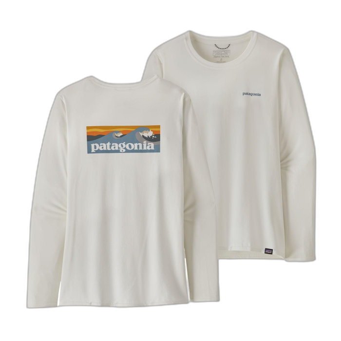 Koszulka damska PATAGONIA Capilene Cool Daily Graphic L/S / BLWI white
