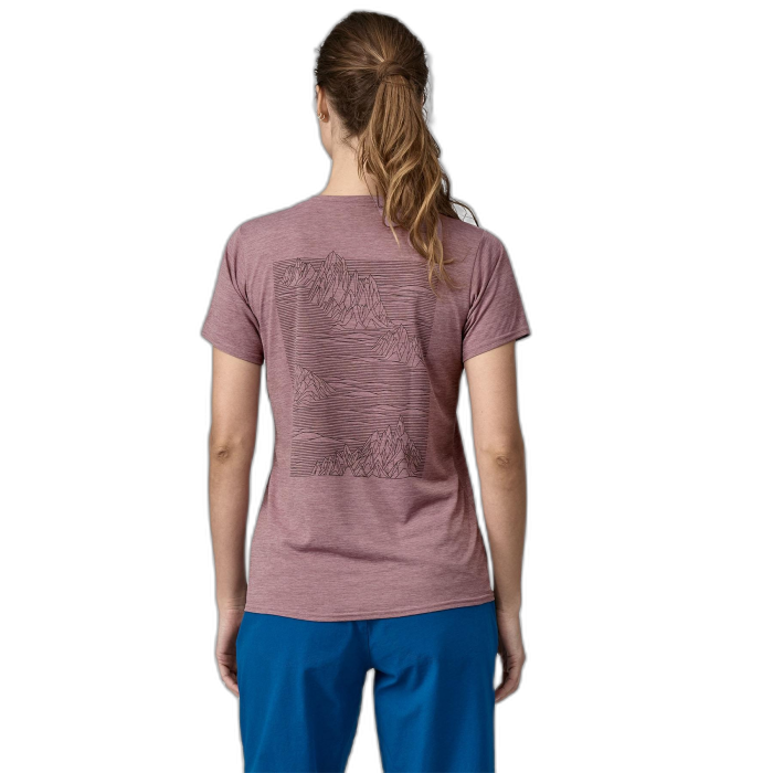 Koszulka damska PATAGONIA Capilene Cool Daily Graphic S/S / SSTX stormy mauve