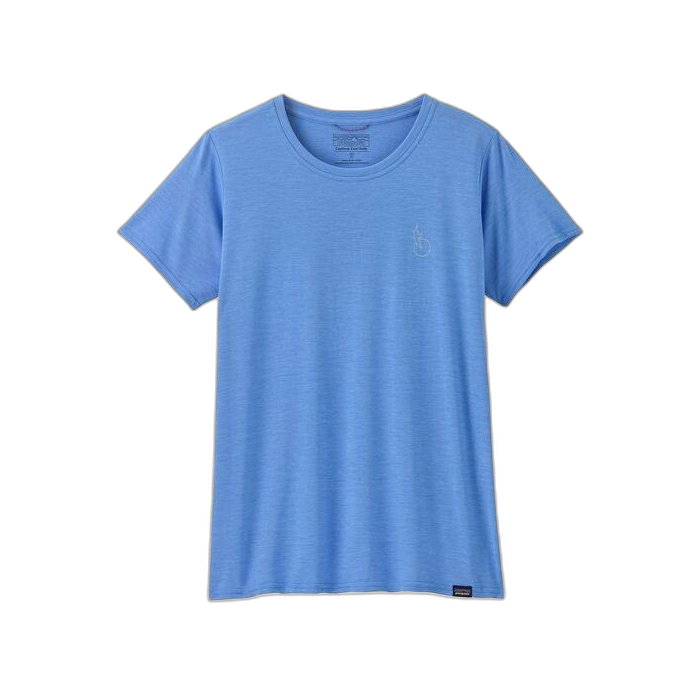 Koszulka damska PATAGONIA Capilene Cool Daily Graphic S/S / SDAX abund blue