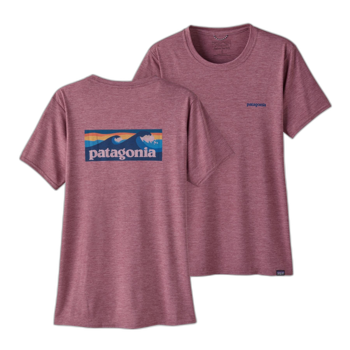 Koszulka damska PATAGONIA Capilene Cool Daily Graphic S/S / BEMX board eve mauve