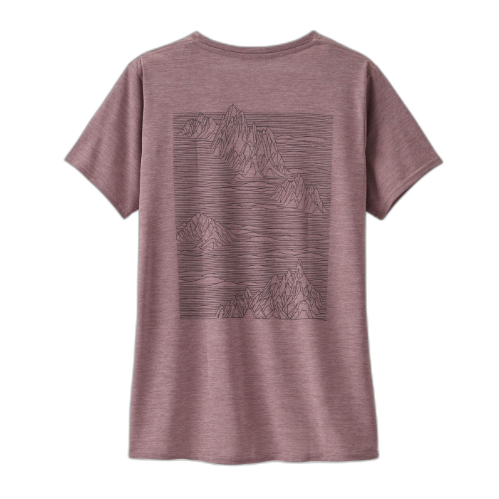 Koszulka damska PATAGONIA Capilene Cool Daily Graphic S/S / SSTX stormy mauve