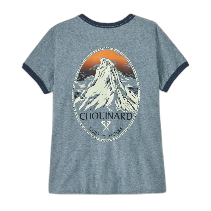 Koszulka damska PATAGONIA Chouinard S/S / TMBL thermal blue
