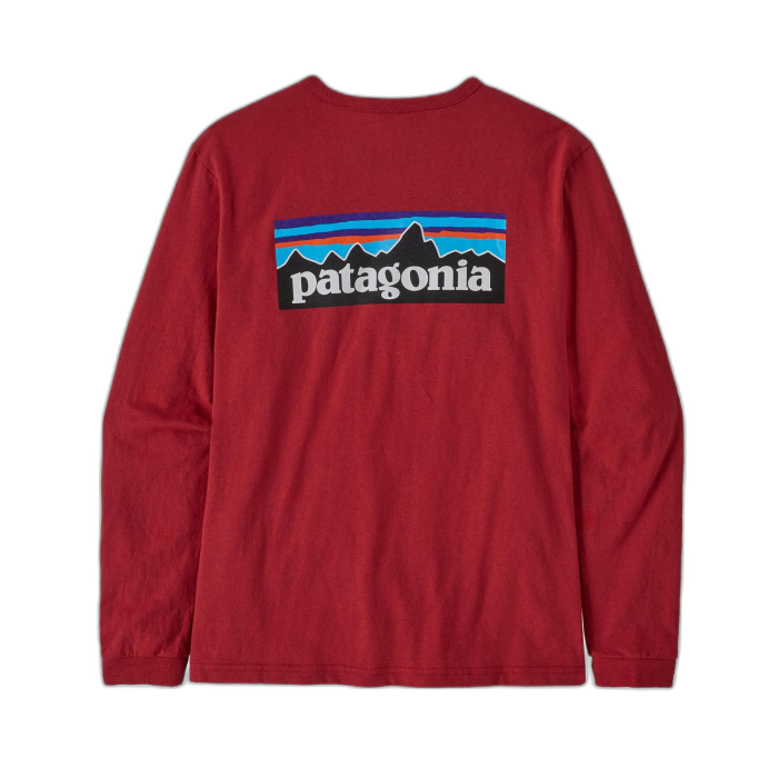 Koszulka damska PATAGONIA P-6 Logo L/S / SUMR sumac red