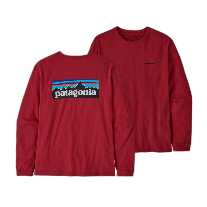 Koszulka damska PATAGONIA P-6 Logo L/S / SUMR sumac red
