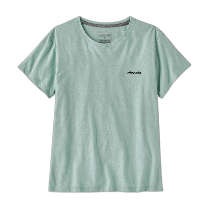 Koszulka damska PATAGONIA P-6 Logo S/S / WPYG wispy green