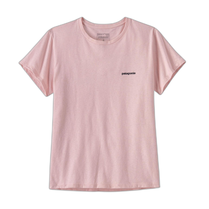 Koszulka damska PATAGONIA P-6 Logo S/S / POLW whisker pink