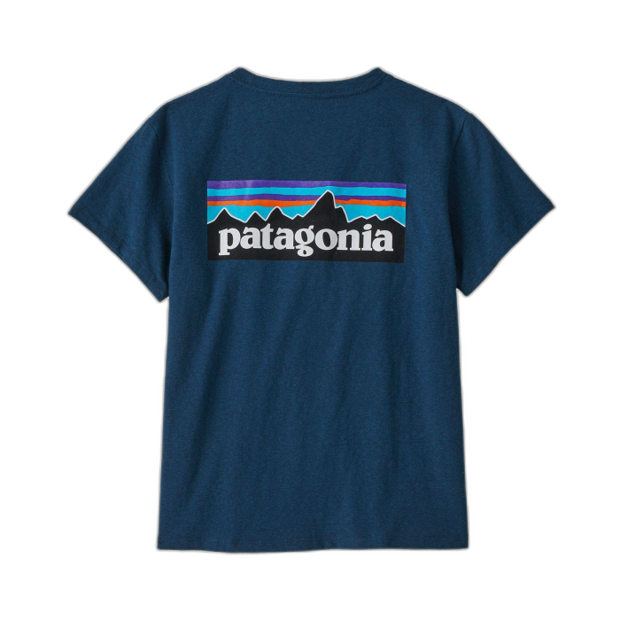 Koszulka damska PATAGONIA P-6 Logo S/S / TIDB tidepool blueXS