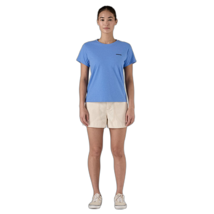 Koszulka damska PATAGONIA P-6 Logo S/S / ABNB abundant blue