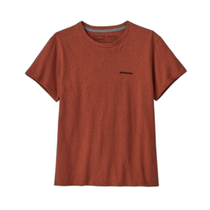 Koszulka damska PATAGONIA P-6 Logo S/S / QZCO quartz coral