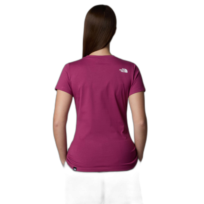 Koszulka damska THE NORTH FACE Simple Dome Slim S/S / 6EO cyber berry