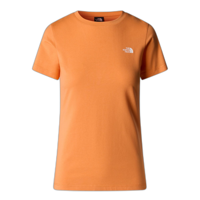 Koszulka damska THE NORTH FACE Simple Dome Slim S/S / 0TO papaya