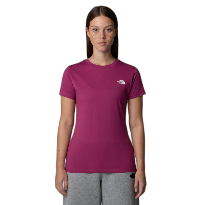 Koszulka damska THE NORTH FACE Simple Dome Slim S/S / 6EO cyber berry