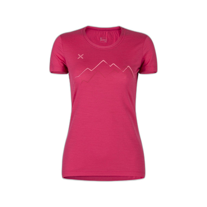 Koszulka MONTURA W Merino Skyline / 04 sugar pink