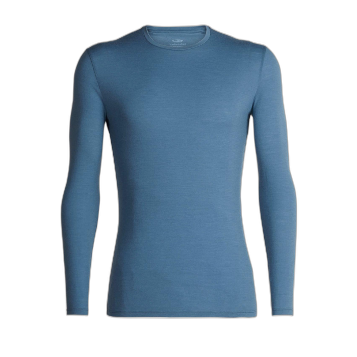 Koszulka męska ICEBREAKER Anatomica LS 103032 404 /  niebieski