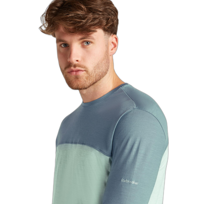 Koszulka męska ICEBREAKER Sphere L/S 571M / 0BB mint blue