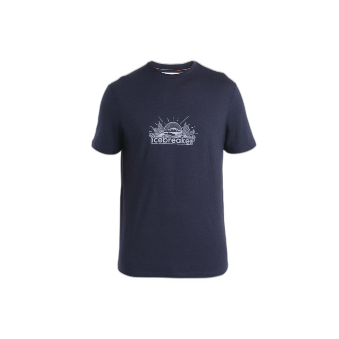 Koszulka męska ICEBREAKER Tech Lite 3 SS 56WY / 401 midnight navy