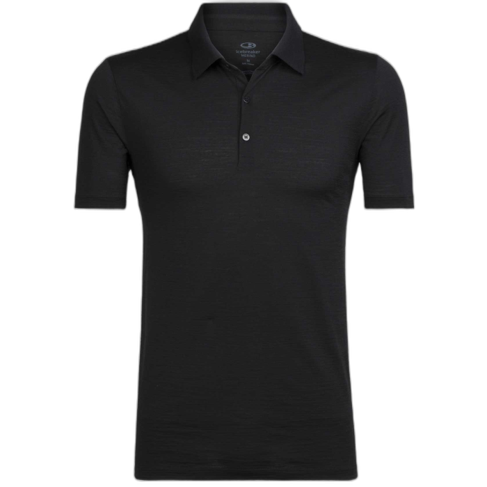 Koszulka męska ICEBREAKER Tech Lite Polo 104124 / 001 black