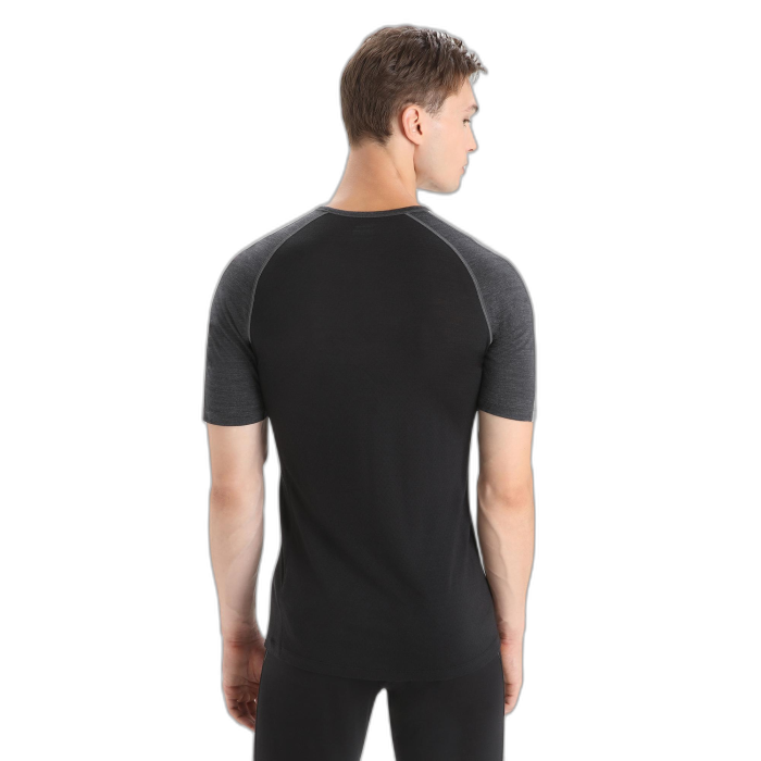 Koszulka męska ICEBREAKER ZoneKnit 125 56H7 / 585 jet hthr black