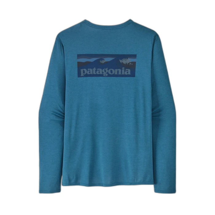 Koszulka męska PATAGONIA Capilene Cool Daily Graphic L/S / BLWZ wavy blue