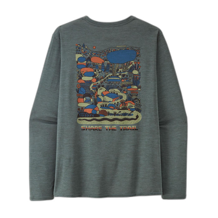 Koszulka męska PATAGONIA Capilene Cool Daily Graphic L/S / CLNX nouveau green