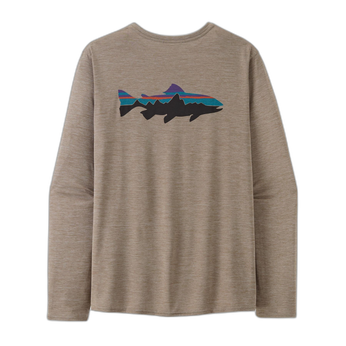 Koszulka męska PATAGONIA Capilene Cool Daily Graphic L/S / FTSX seabird grey