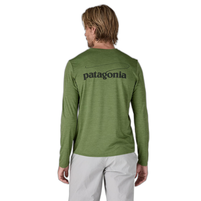 Koszulka męska PATAGONIA Capilene Cool Daily Graphic L/S / CTNX terrain green