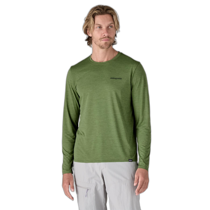 Koszulka męska PATAGONIA Capilene Cool Daily Graphic L/S / CTNX terrain green