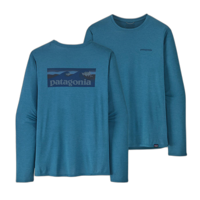 Koszulka męska PATAGONIA Capilene Cool Daily Graphic L/S / BLWZ wavy blue