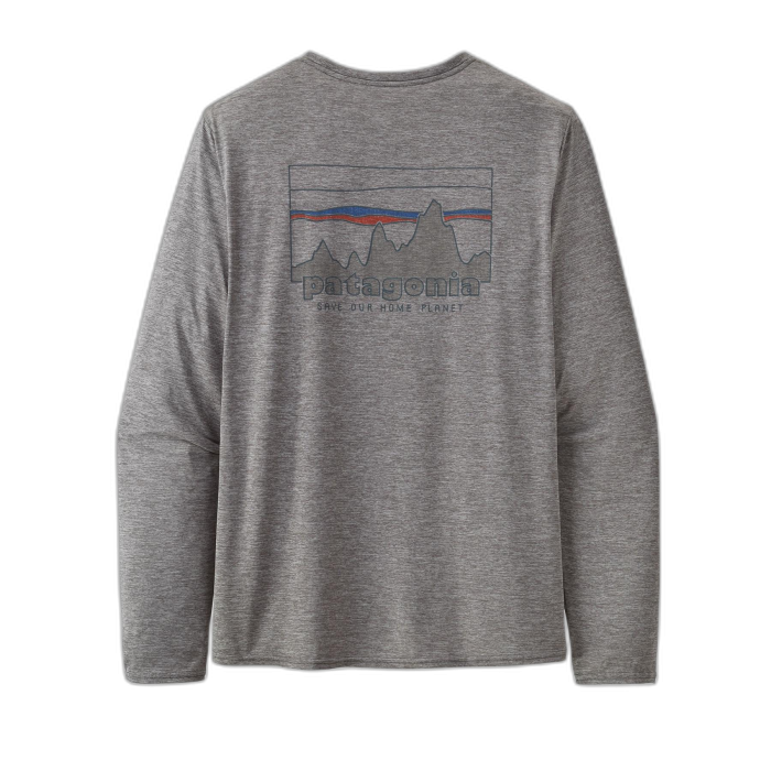 Koszulka męska PATAGONIA Capilene Cool Daily Graphic L/S / SKFE skyline grey