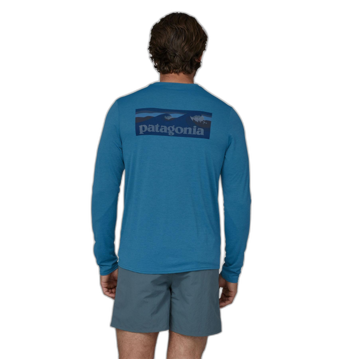 Koszulka męska PATAGONIA Capilene Cool Daily Graphic L/S / BLWZ wavy blue