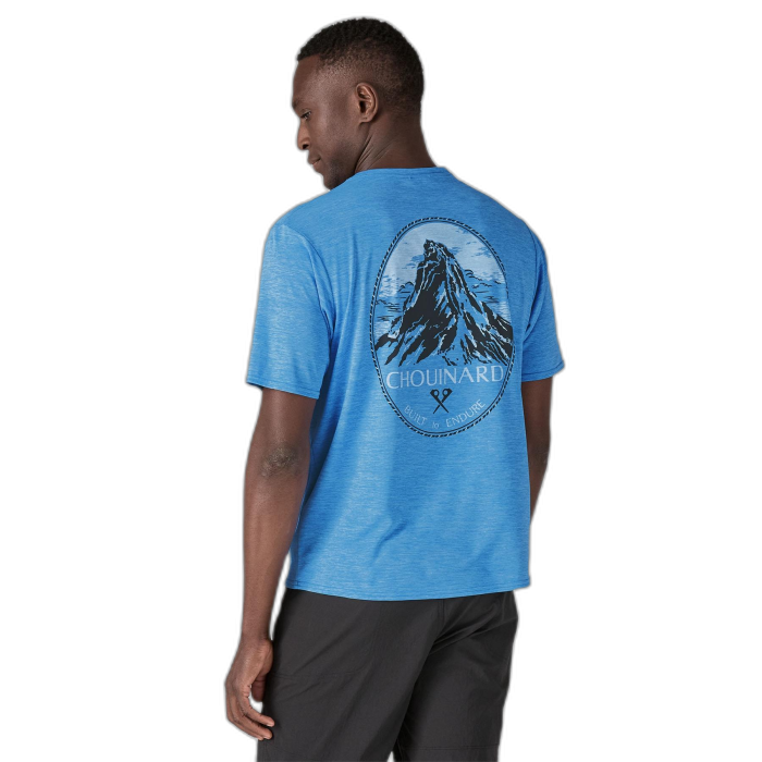Koszulka męska PATAGONIA Capilene Cool Daily Graphic S/S / CHVX Vessel Blue
