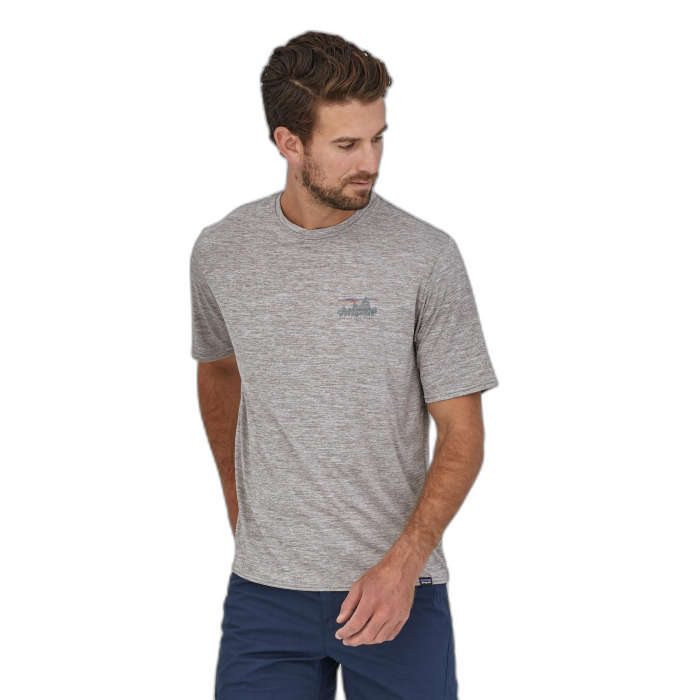 Koszulka męska PATAGONIA Capilene Cool Daily Graphic S/S / SKFE skyline grey
