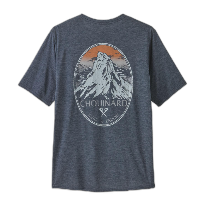 Koszulka męska PATAGONIA Capilene Cool Daily Graphic S/S / CSBX Chouinard Blue