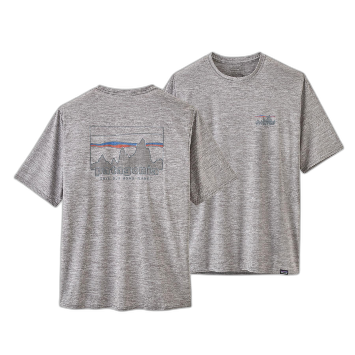 Koszulka męska PATAGONIA Capilene Cool Daily Graphic S/S / SKFE skyline grey