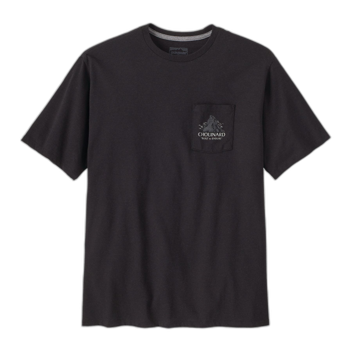 Koszulka męska PATAGONIA Chouinard Pocket S/S / INBK Ink Black