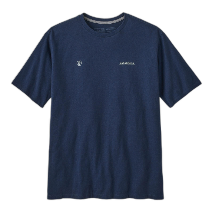 Koszulka męska PATAGONIA Forge Mark S/S / LMBE lagom blue