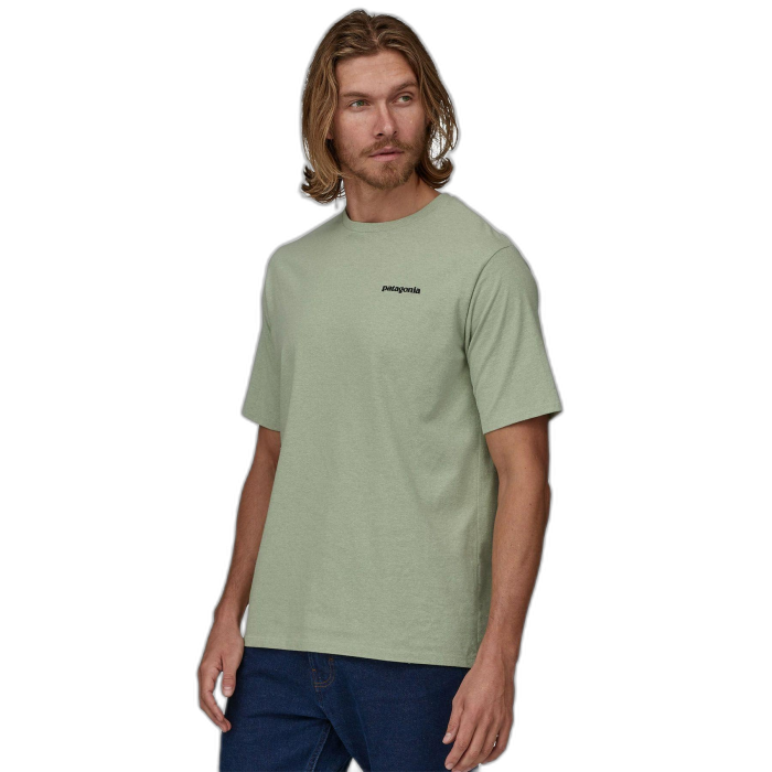 Koszulka męska PATAGONIA P-6 Logo S/S / SLVG salvia green