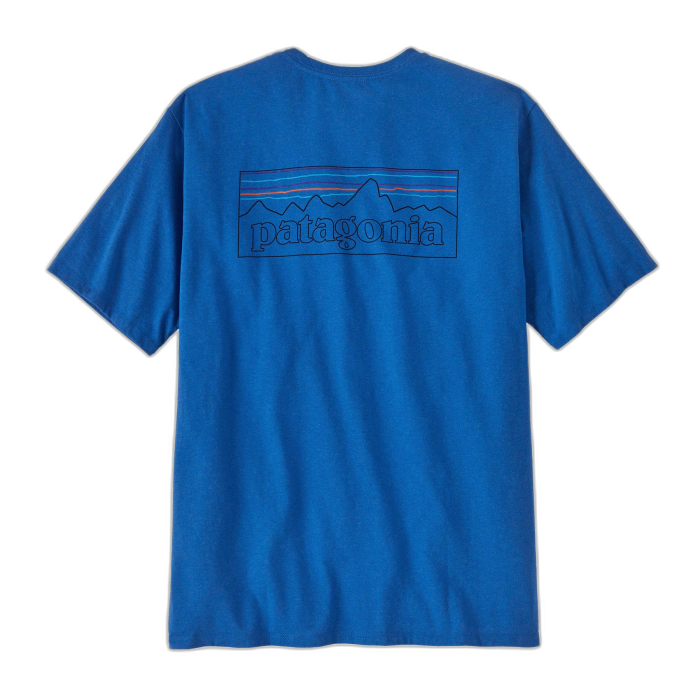 Koszulka męska PATAGONIA P-6 Logo S/S / POLV vessel blue