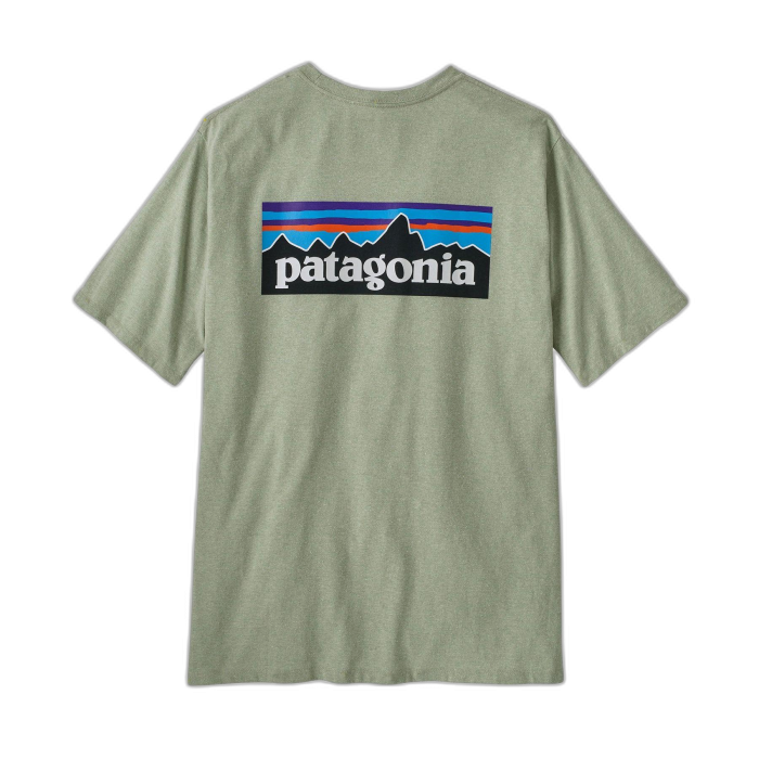 Koszulka męska PATAGONIA P-6 Logo S/S / SLVG salvia green