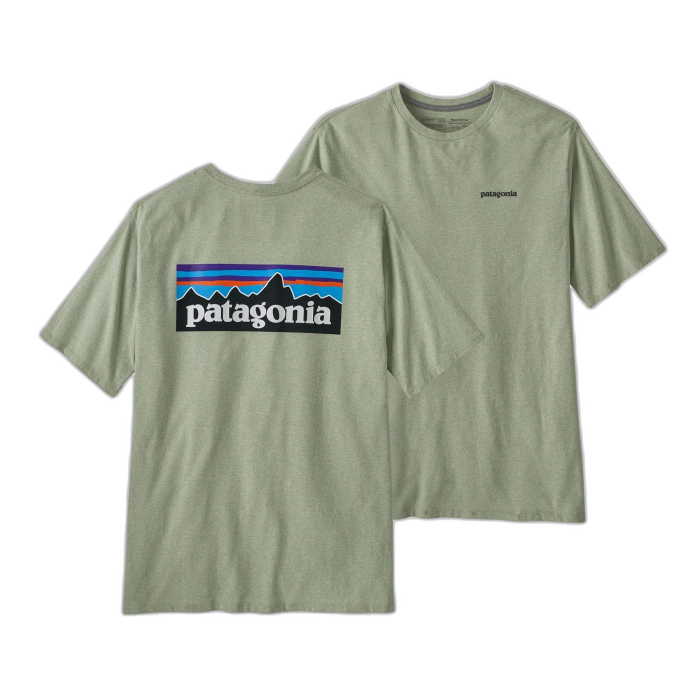 Koszulka męska PATAGONIA P-6 Logo S/S / SLVG salvia green
