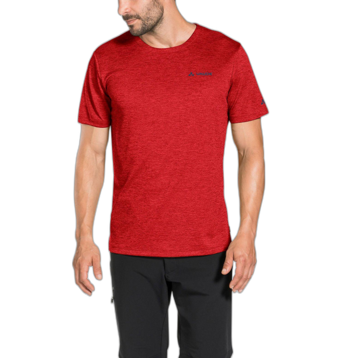 Koszulka męska VAUDE Essential S/S /  czerwony