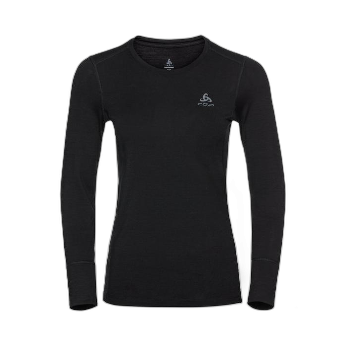 Koszulka ODLO 110811 Merino Wool /  czarny