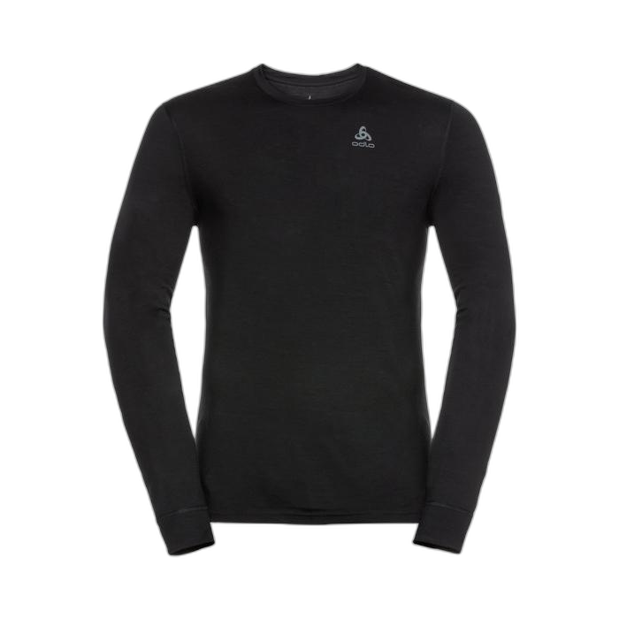Koszulka ODLO 110812 Merino Wool /  czarny