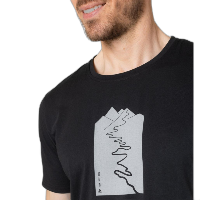 Koszulka ODLO Nikko Trailhead / 15000 black