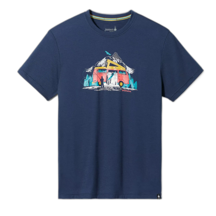 Koszulka Smartwool 16986 Van Graphic / 092 Deep Navy