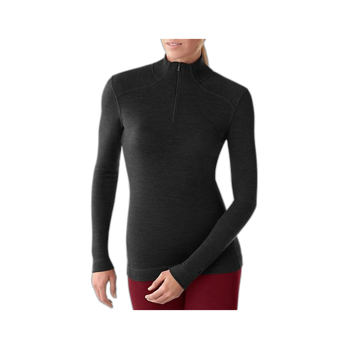 Koszulka Smartwool SS221 Midweight Zip T  /  czarny