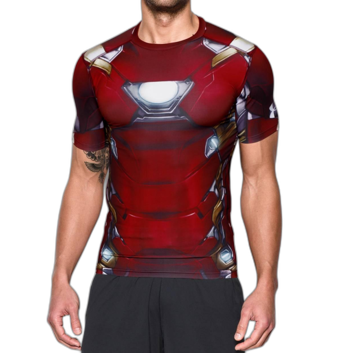 Koszulka Under Armour 1273694 Iron Man /  czerwony