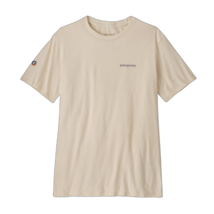 Koszulka unisex PATAGONIA Fitz Roy Icon S/S / BCW birch white