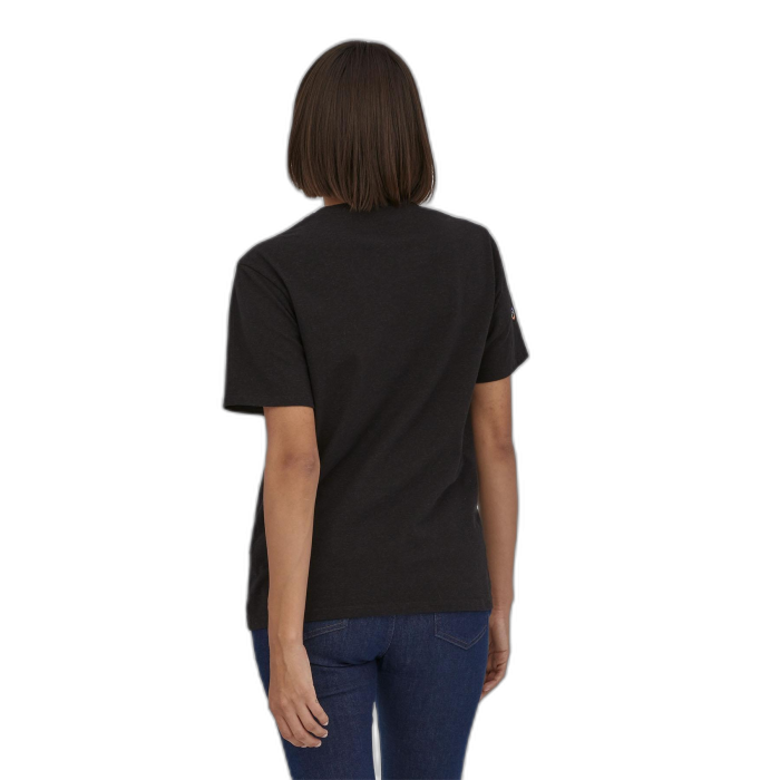 Koszulka unisex PATAGONIA Fitz Roy Icon S/S / INBK Ink Black