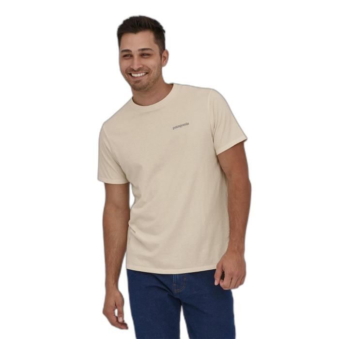 Koszulka unisex PATAGONIA Fitz Roy Icon S/S / BCW birch white
